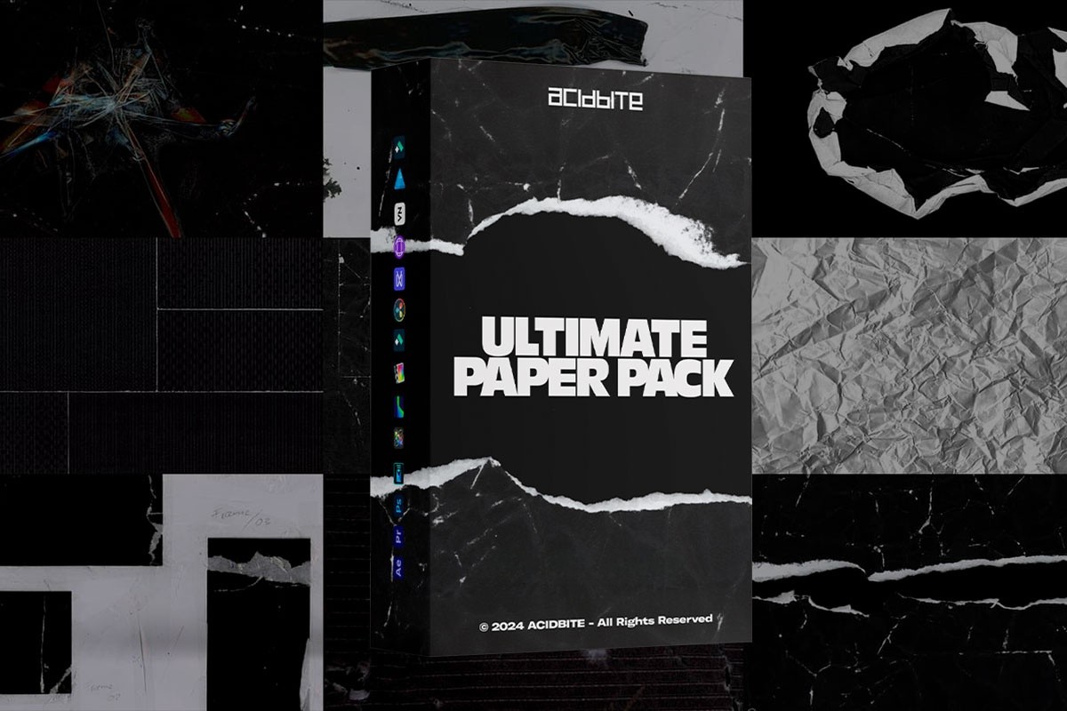 200组做旧褶皱纸张撕纸拼贴磁带转场背景纹理元素叠加MOV视频素材+音效 AcidBite – ULTIMATE PAPER PACK 影视音频 第1张-素材湾丨精选海外优质设计素材资源 200组做旧褶皱纸张撕纸拼贴磁带转场背景纹理元素叠加MOV视频素材+音效 AcidBite – ULTIMATE PAPER PACK 影视音频 sucaiwan.com