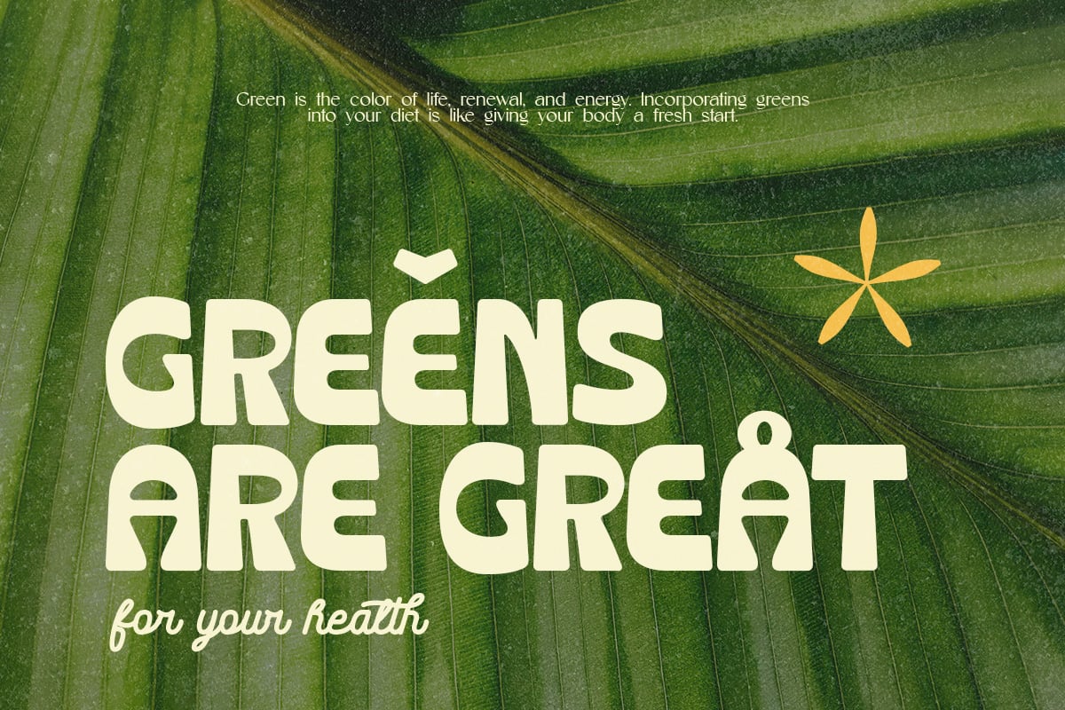 英文字体：复古清新趣味粗体圆润卡通logo徽标杂志画册海报排版衬线字体 Crupies - Bold Reverse Contrast Font 设计素材 sucaiwan.com