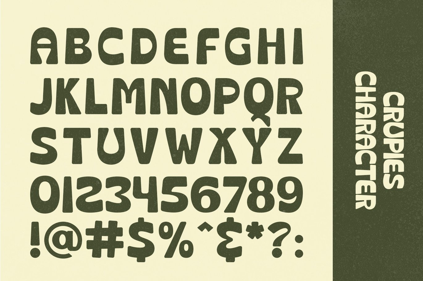 英文字体：复古清新趣味粗体圆润卡通logo徽标杂志画册海报排版衬线字体 Crupies - Bold Reverse Contrast Font 设计素材 sucaiwan.com