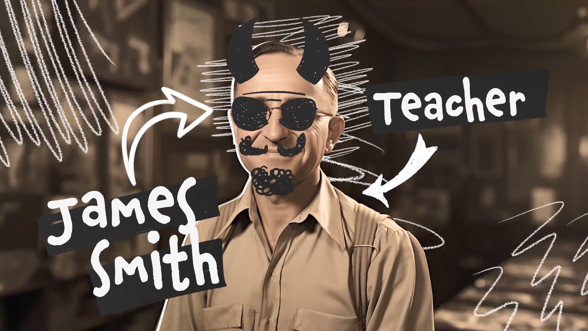 AE插件：1120个创意手绘涂鸦艺术箭头漫画插画线条标记数字表情符号场景标题背景视觉元素包 Hand Drawn Constructor 插件预设 sucaiwan.com