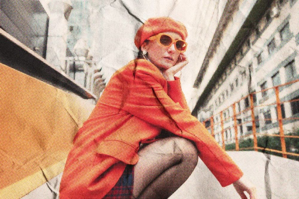 做旧老式褶皱半色调效果PS照片修图特效滤镜插件样机模板素材 Old Crumpled Paper Photo Effect 插件预设 sucaiwan.com