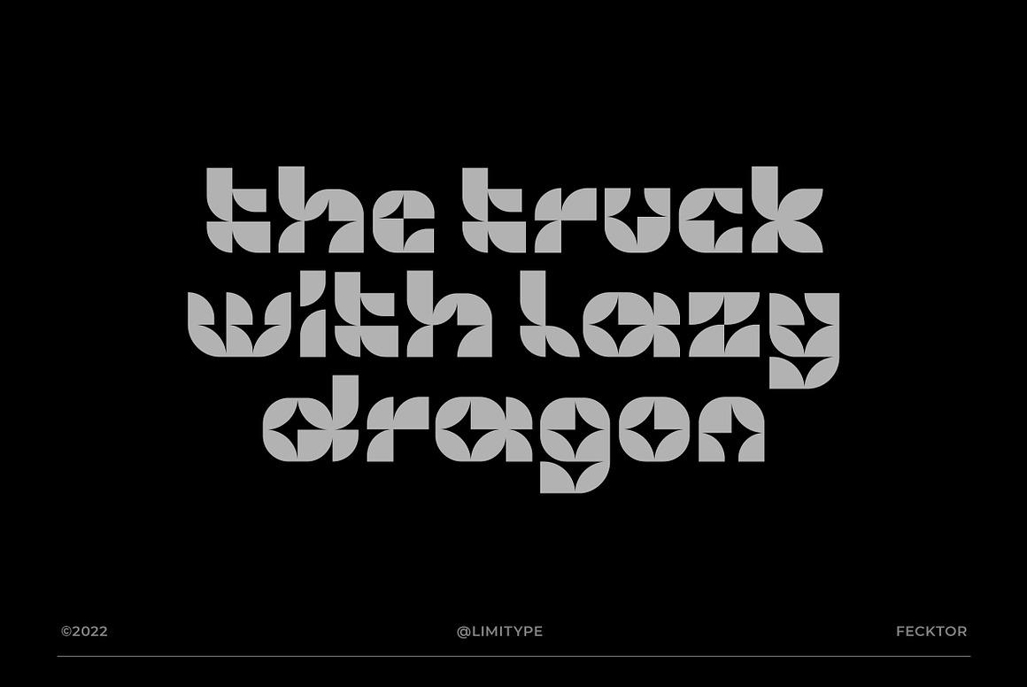 英文字体:8款复古未来主义抽象几何形状艺术英文排版装饰性字体 Fecktor — Modern Art Deco Font , 第6张-素材湾丨精选海外优质设计素材资源 英文字体:8款复古未来主义抽象几何形状艺术英文排版装饰性字体 Fecktor — Modern Art Deco Font , sucaiwan.com