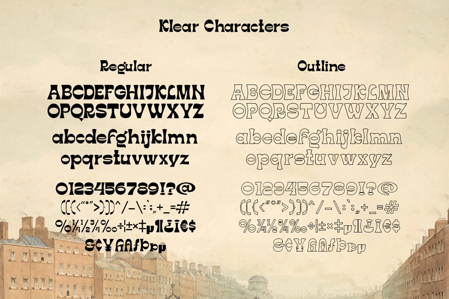 英文字体:2款复古新艺术风格古典前卫装饰字体 Klear – Modern Logo Font , 第3张-素材湾丨精选海外优质设计素材资源 英文字体:2款复古新艺术风格古典前卫装饰字体 Klear – Modern Logo Font , sucaiwan.com