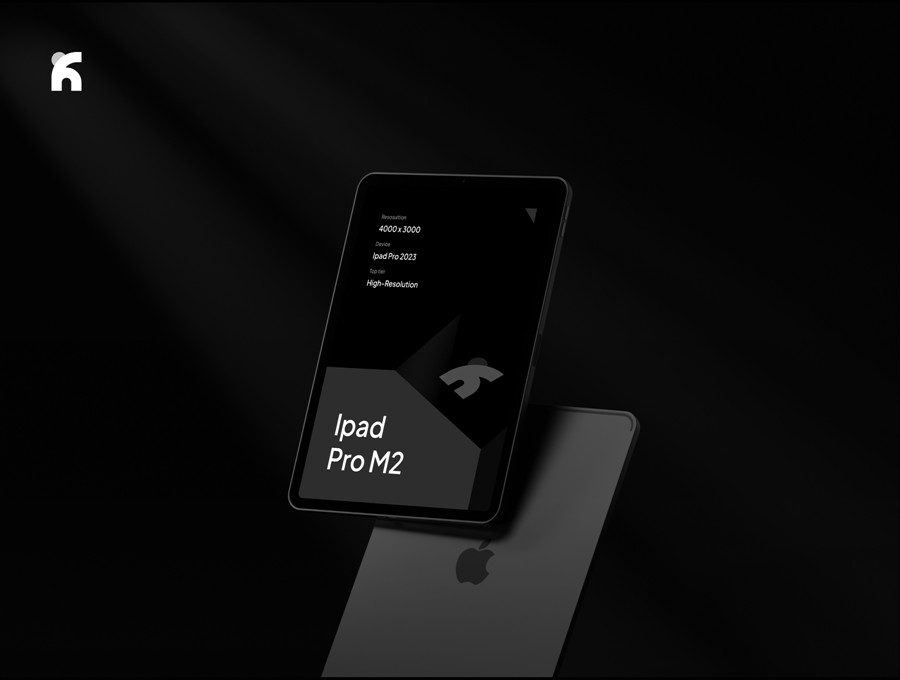 极简工业风APP界面设计展示苹果iPad Pro M2贴图样机PSD模板素材 Keunx – iPad Pro M2 Mockups 样机素材 sucaiwan.com