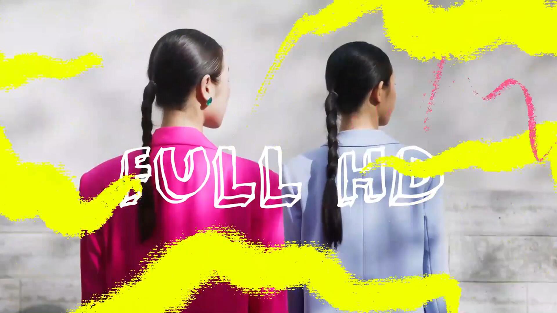 达芬奇模板：9个复古街头马克笔艺术手绘涂鸦笔迹线条无缝转场过渡 , sucaiwan.com