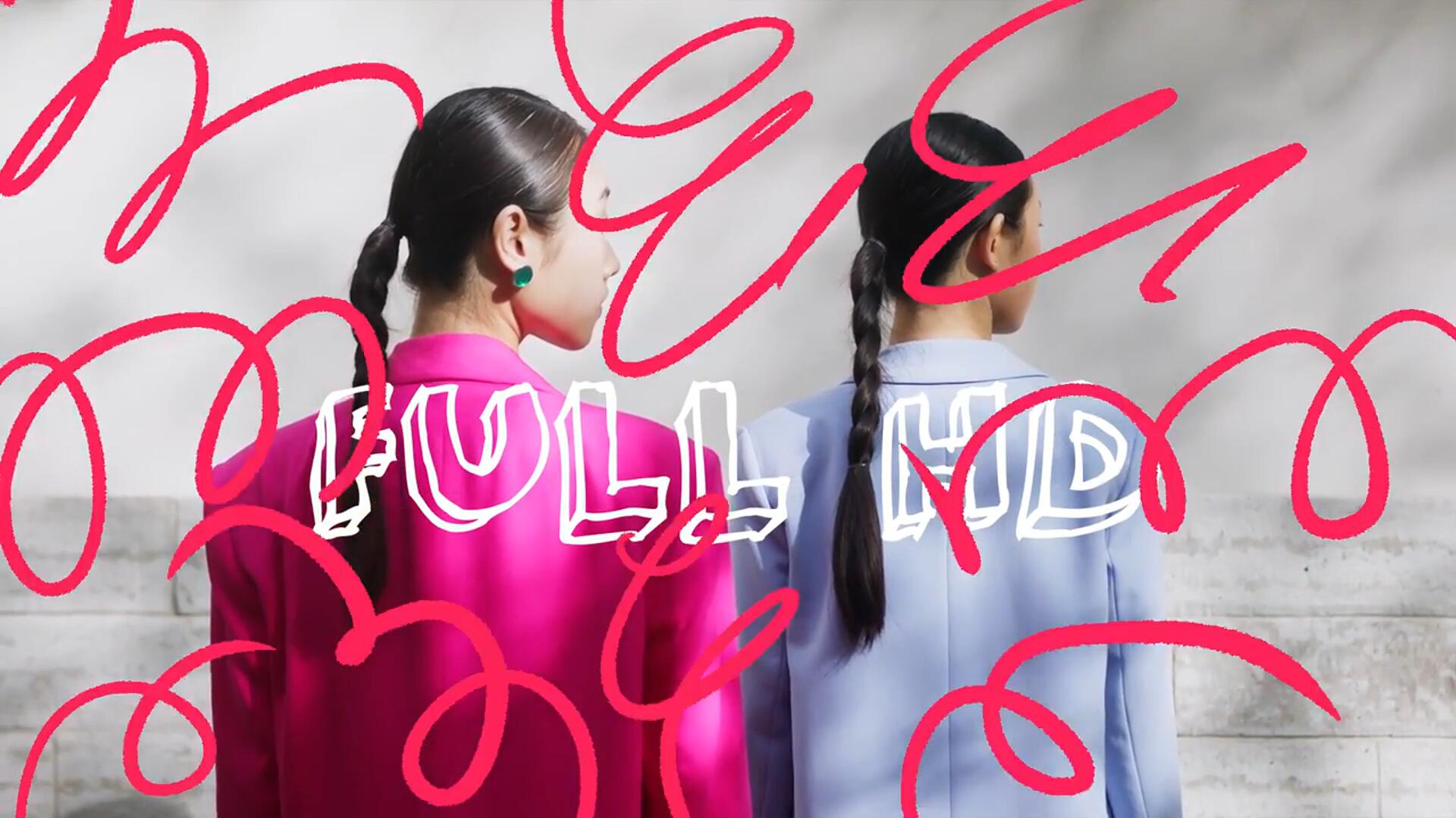 达芬奇模板：9个复古街头马克笔艺术手绘涂鸦笔迹线条无缝转场过渡 , sucaiwan.com