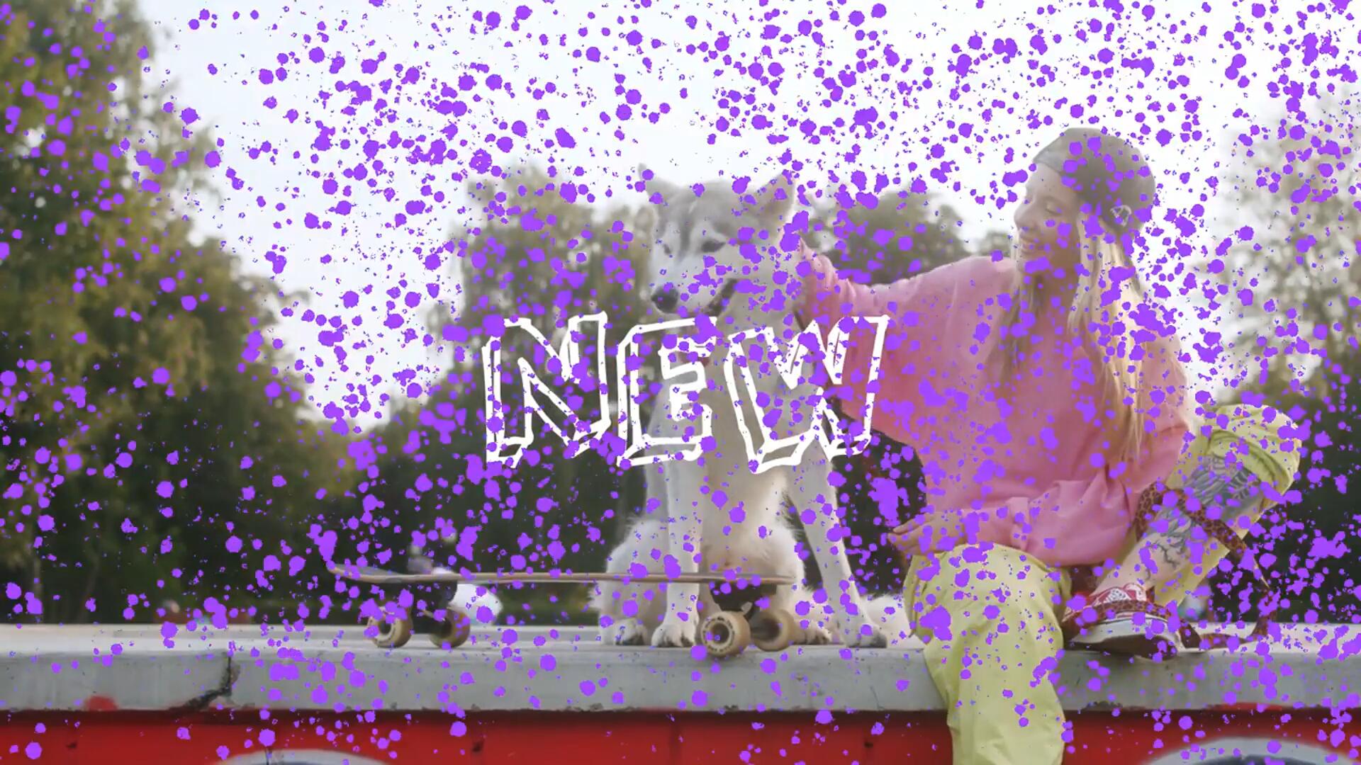 达芬奇模板：9个复古街头马克笔艺术手绘涂鸦笔迹线条无缝转场过渡 , sucaiwan.com