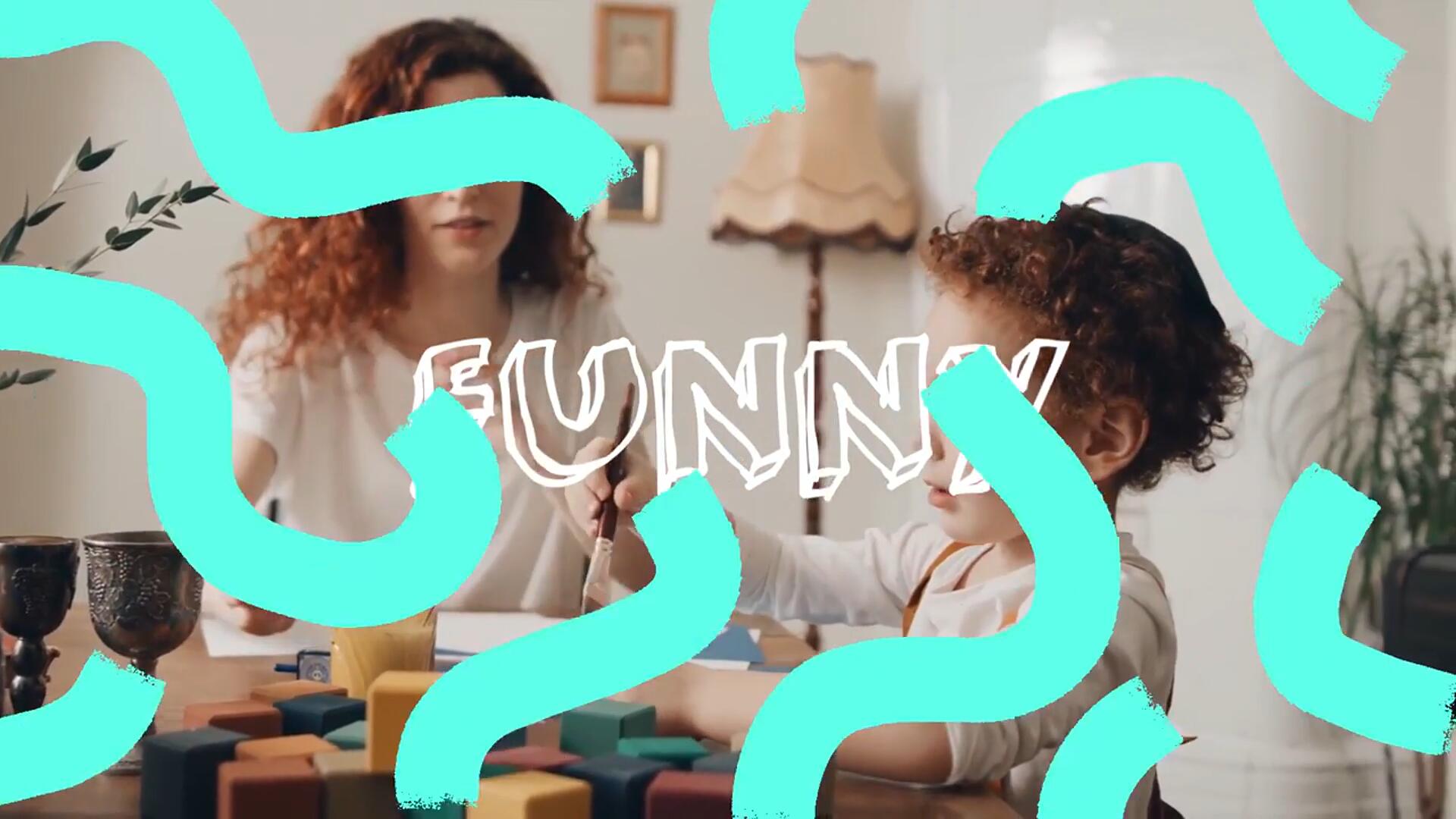 达芬奇模板：9个复古街头马克笔艺术手绘涂鸦笔迹线条无缝转场过渡 , sucaiwan.com