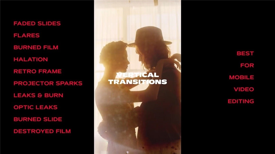 PR模板:100个复古胶片闪光烧焦光晕框架火花漏褪色光叠加9:16竖屏转场模板 VERTICAL TRANSITIONS , 第2张-素材湾丨精选海外优质设计素材资源 PR模板:100个复古胶片闪光烧焦光晕框架火花漏褪色光叠加9:16竖屏转场模板 VERTICAL TRANSITIONS , sucaiwan.com