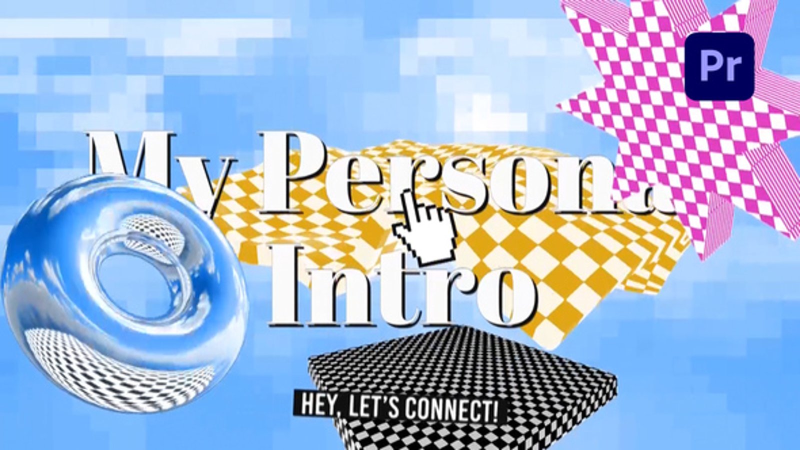 PR模板：复古美学大胆Y2K俏皮怀旧艺术风格动态排版开场片头模板 Introdução ao Y2K Bold Identity , sucaiwan.com