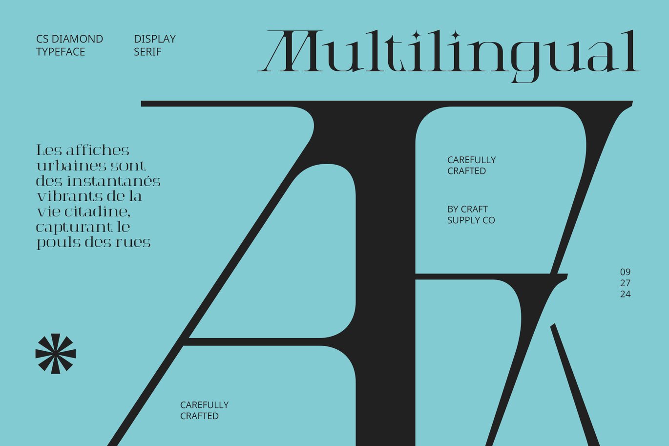 现代优雅品牌海报广告徽标设计衬线英文字体安装包 Diamond – Serif Font 设计素材 sucaiwan.com