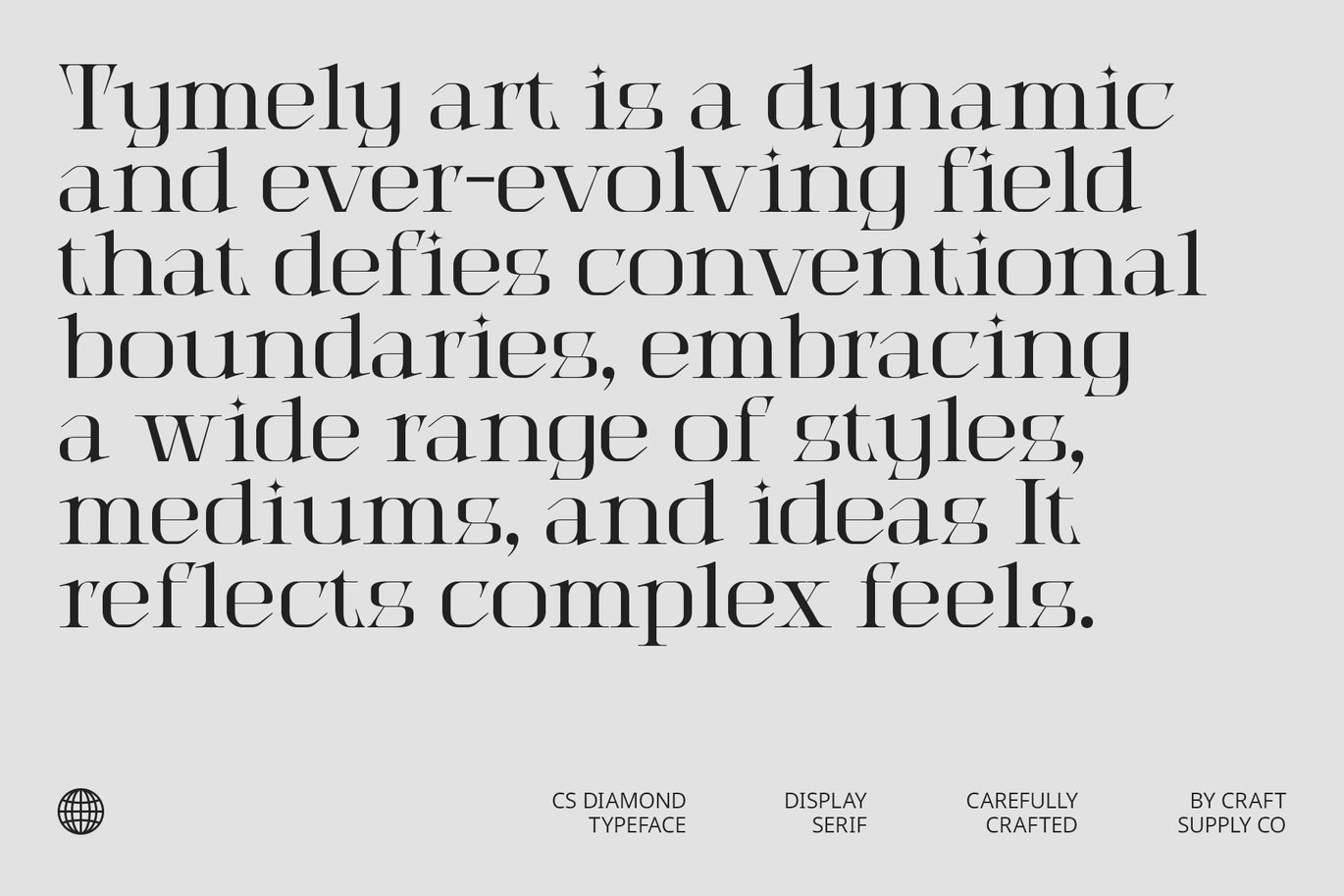 现代优雅品牌海报广告徽标设计衬线英文字体安装包 Diamond – Serif Font 设计素材 sucaiwan.com