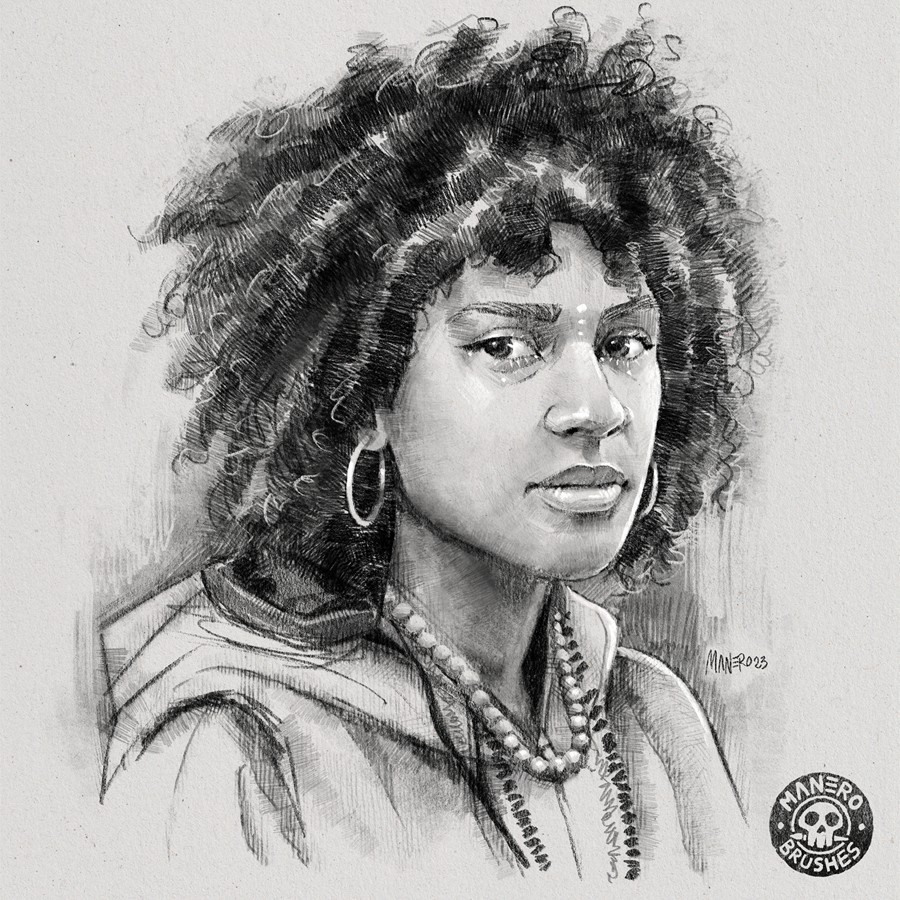 44款传统素描铅笔炭笔手绘线条阴影纹理绘画效果procreate笔刷画笔素材 Pencilmania: A Spectacular Graphite Brush Set for Procreate 笔刷资源 sucaiwan.com