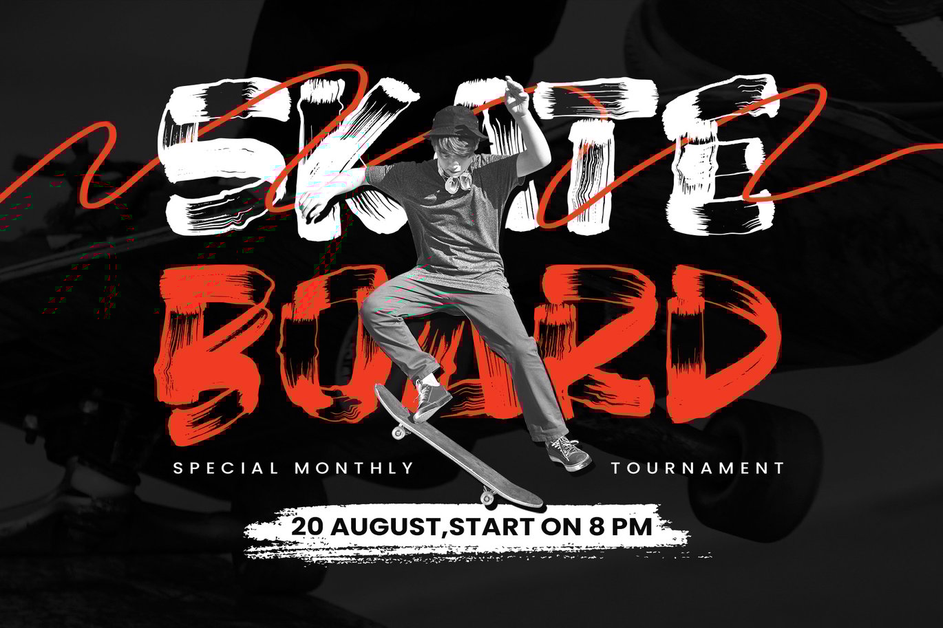 英文字体:复古粗糙水墨毛笔画笔笔触纹理街头艺术感封面海报字体 Theroid - Urbanism Brush Font , 第4张-素材湾丨精选海外优质设计素材资源 英文字体:复古粗糙水墨毛笔画笔笔触纹理街头艺术感封面海报字体 Theroid - Urbanism Brush Font , sucaiwan.com