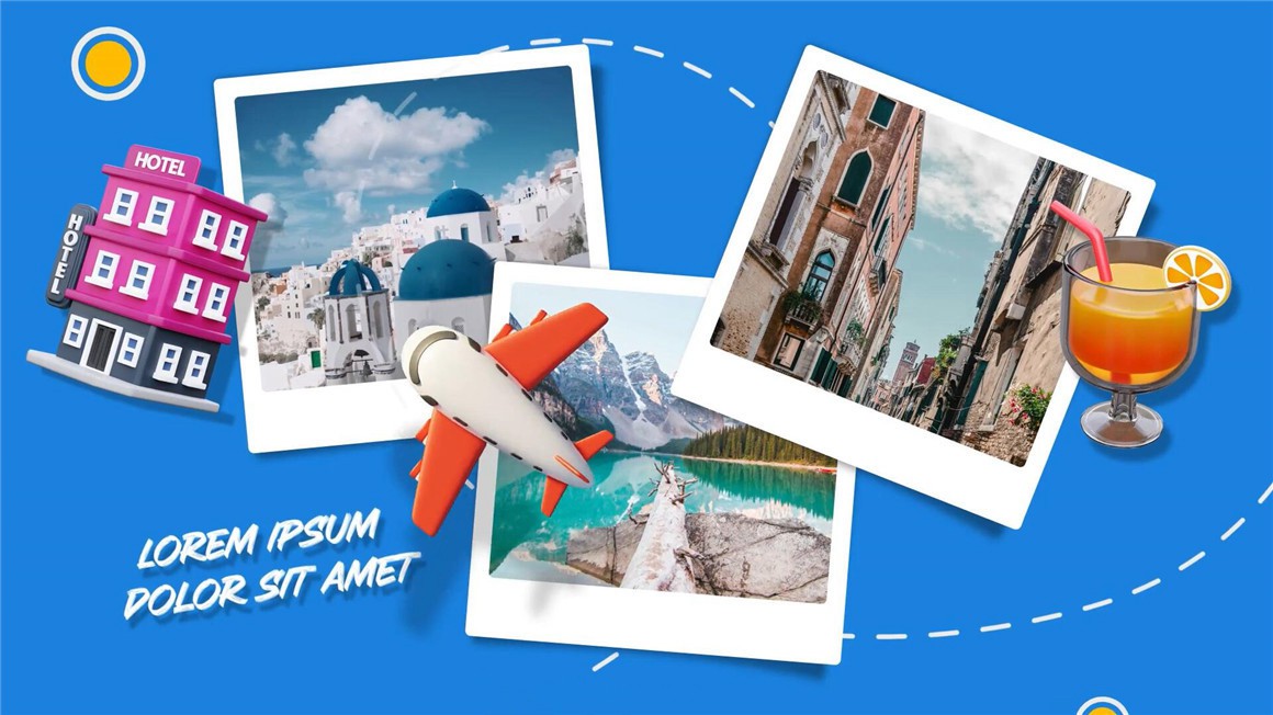 AE模板：冒险假日旅行照片VLOG节目栏目包装动画开场片头 , sucaiwan.com