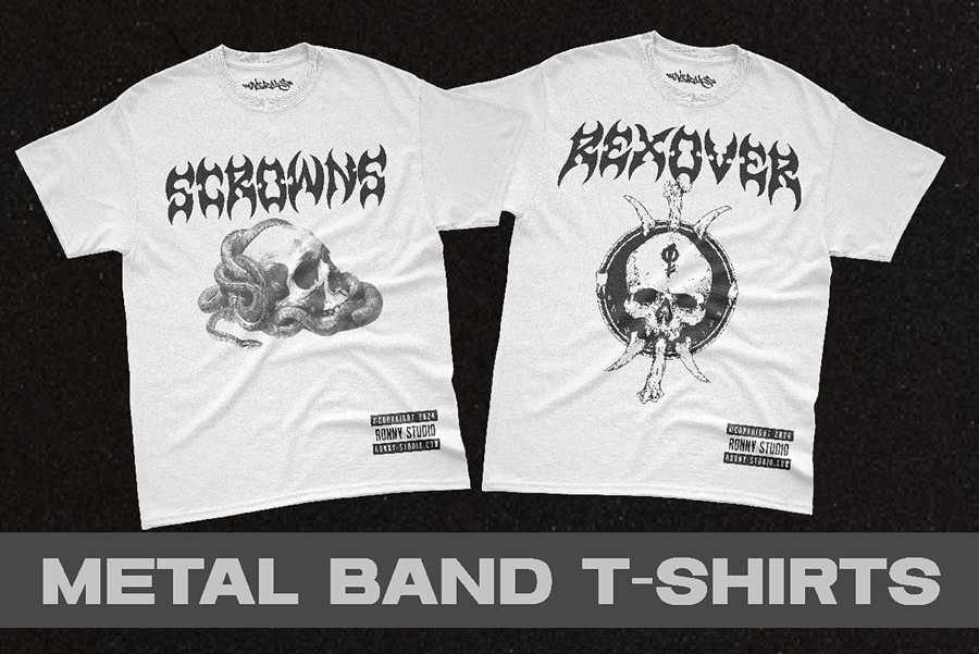 恐怖万圣节主题地下小众海报服装标志设计装饰英文字体安装包 Rexover – Crossover Hardcore Font 设计素材 sucaiwan.com