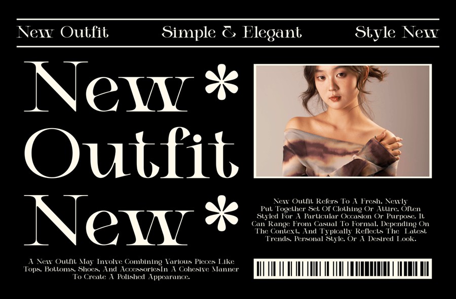 时尚优雅品牌杂志徽标设计衬线英文字体安装包 Elicen – Elegant Serif Font 设计素材 sucaiwan.com