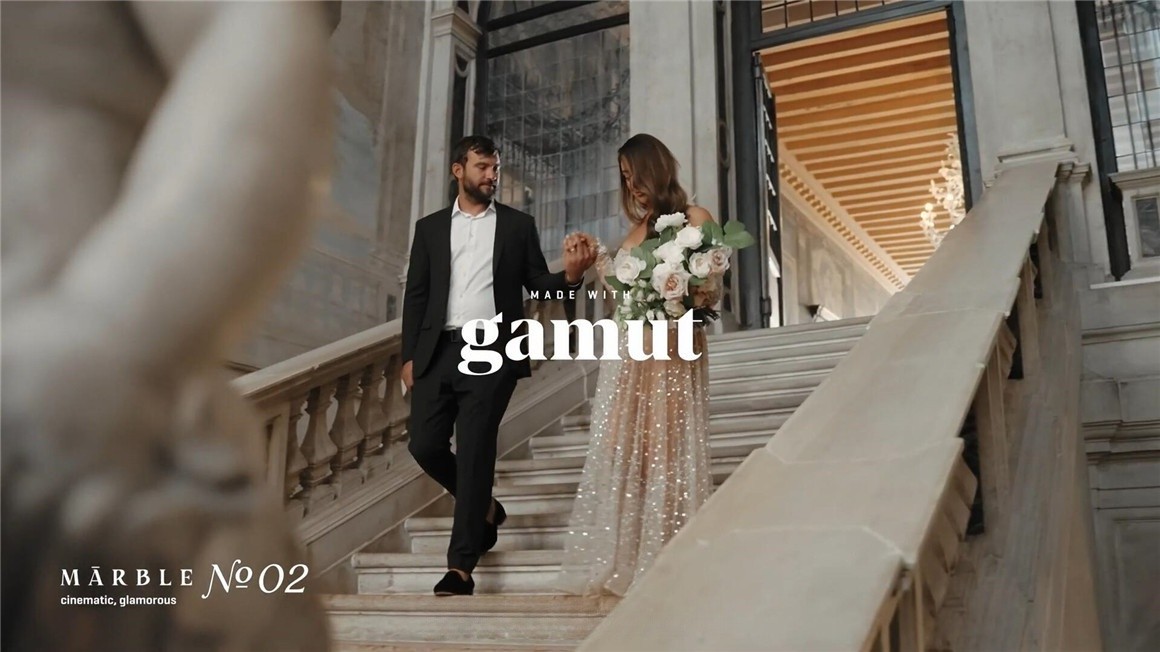Gamut Marble LUT 全新古典感欧洲优雅温暖柔和色调婚礼电影短片LUT调色预设 , sucaiwan.com
