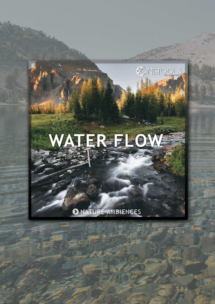 Cinetools Water Flow 100组自然环境水流音效纪录片电影慢节奏舒缓森林小溪河流瀑布鸟叫声无损WAV音效 影视音频 sucaiwan.com