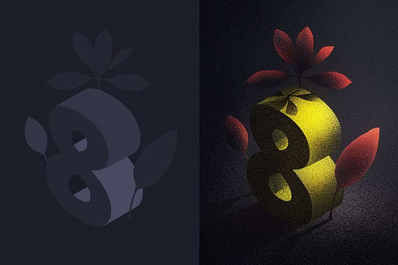 Procreate噪点颗粒笔刷，提升插画质感！ , sucaiwan.com