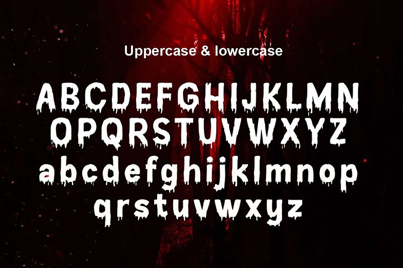 Lunturan恐怖主题英文字体 , sucaiwan.com