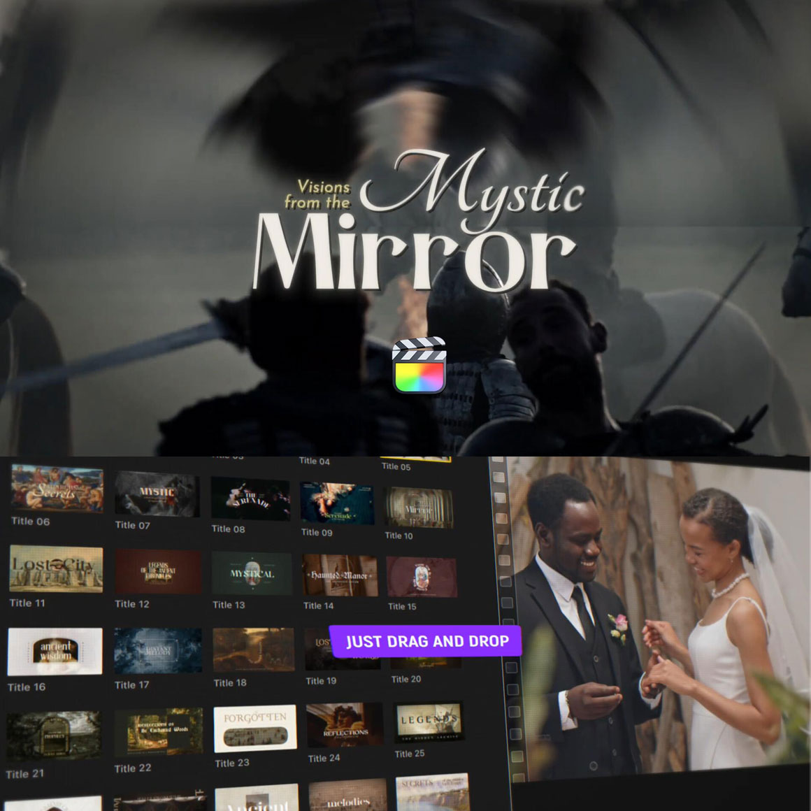 FCPX插件:30款复古欧州文艺复兴经典魅力纹理形状线条艺术婚礼短片标题预设 , 第1张-素材湾丨精选海外优质设计素材资源 FCPX插件:30款复古欧州文艺复兴经典魅力纹理形状线条艺术婚礼短片标题预设 , sucaiwan.com