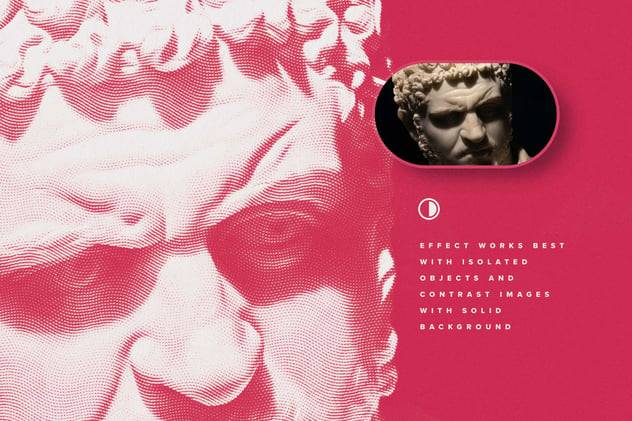 复古半色调颗粒纹理照片效果PS滤镜样机素材 Engraving Art Photo Effect 插件预设 sucaiwan.com