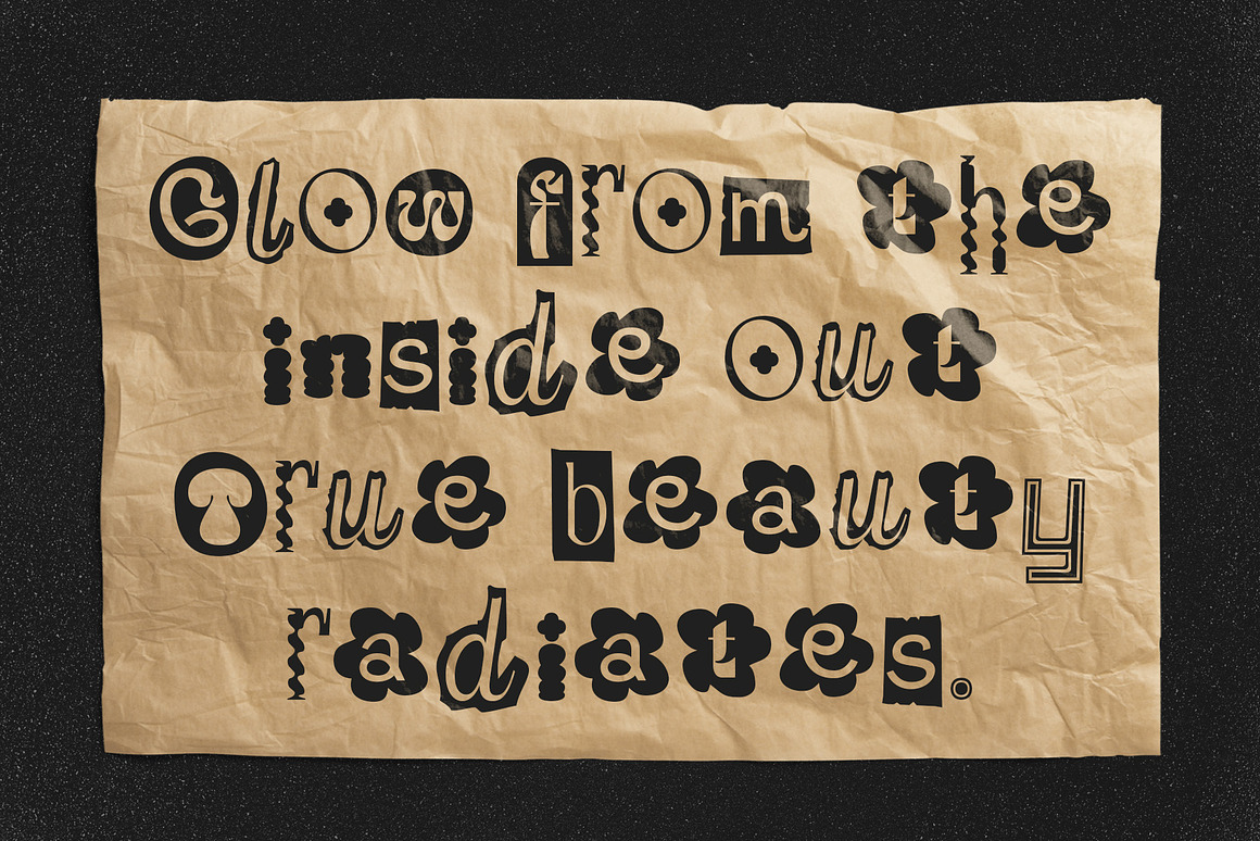 时尚创新品牌海报传单设计装饰英文字体安装包 Anika – Collage Font 设计素材 第3张-素材湾丨精选海外优质设计素材资源 时尚创新品牌海报传单设计装饰英文字体安装包 Anika – Collage Font 设计素材 sucaiwan.com