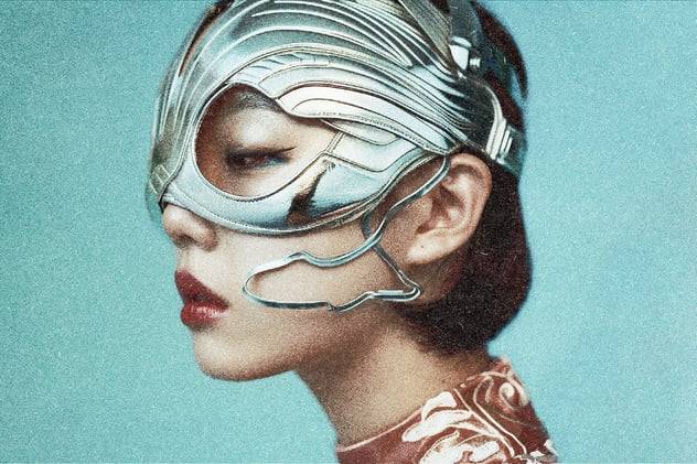 故障颗粒燥点复印打印照片效果PS特效滤镜样机 Colored Bad Print Photo Effect 插件预设 sucaiwan.com