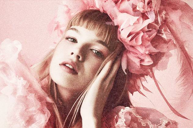 故障颗粒燥点复印打印照片效果PS特效滤镜样机 Colored Bad Print Photo Effect 插件预设 sucaiwan.com