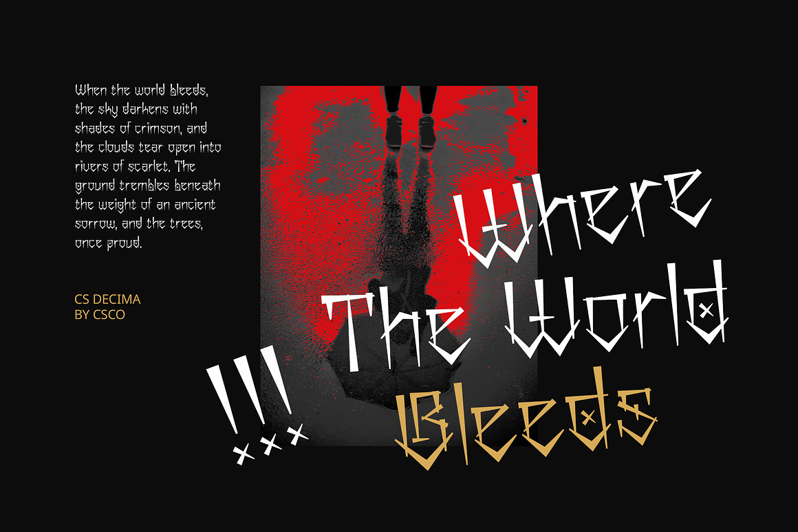 潮流前卫品牌海报徽标设计装饰英文字体安装包 Decima – Graffiti Font 设计素材 第3张-素材湾丨精选海外优质设计素材资源 潮流前卫品牌海报徽标设计装饰英文字体安装包 Decima – Graffiti Font 设计素材 sucaiwan.com