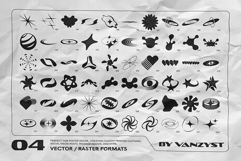 300+复古Y2K形状矢量素材合集CSH PNG AI格式 , 第5张-素材湾丨精选海外优质设计素材资源 300+复古Y2K形状矢量素材合集CSH PNG AI格式 , sucaiwan.com