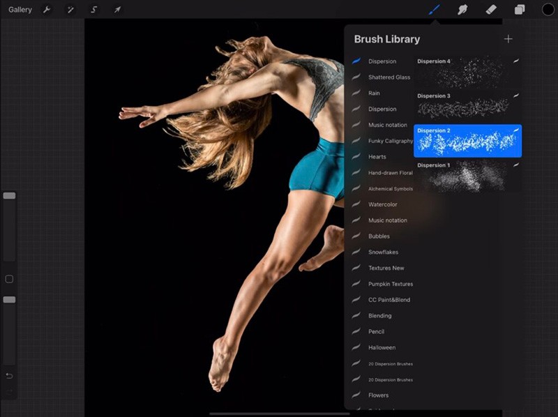 Procreate粒子消散效果笔刷 , sucaiwan.com