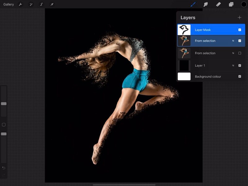 Procreate粒子消散效果笔刷 , sucaiwan.com
