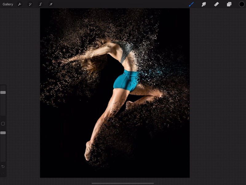 Procreate粒子消散效果笔刷 , sucaiwan.com