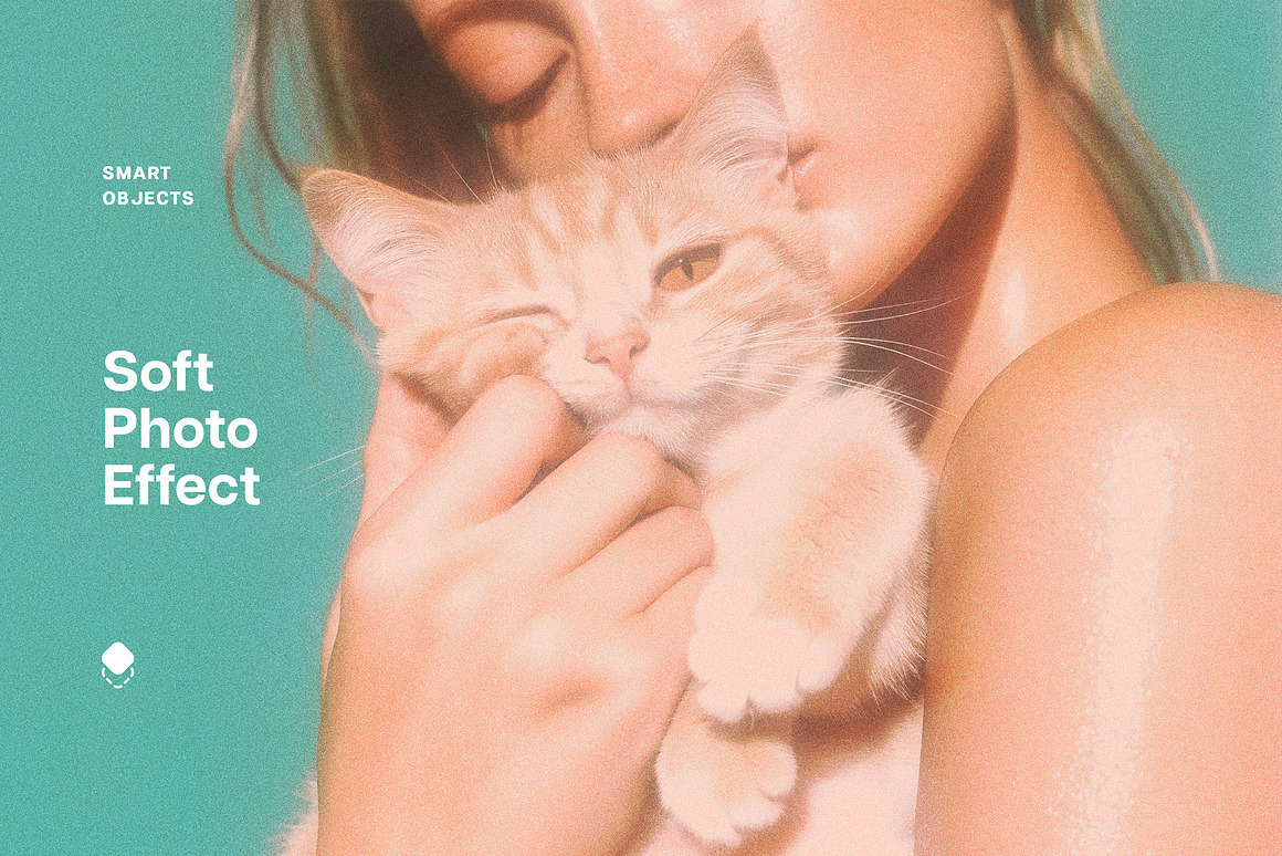 复古颗粒胶片电影艺术朦胧迷幻Y2K图片叠加滤镜PSD特效样机 Soft Photo Effect 插件预设 sucaiwan.com