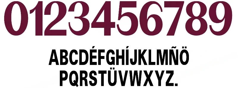 阿斯顿维拉 2023-2024 球衣字体下载 , sucaiwan.com