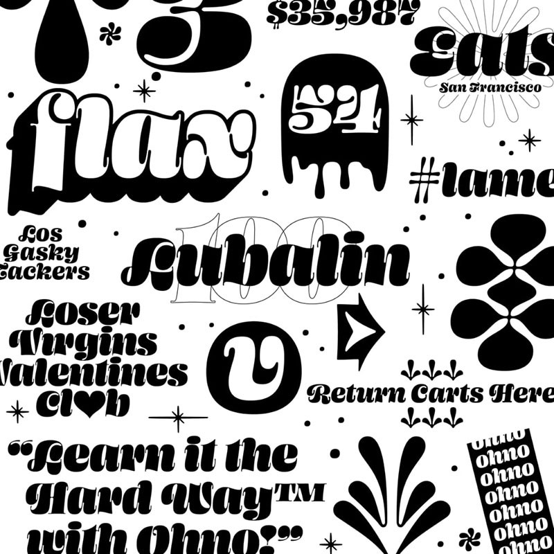 Ohno Blazeface 油墨陷阱英文字体 , sucaiwan.com