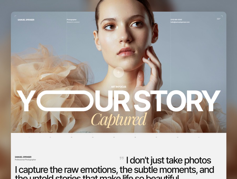 精美响应式摄影师设计师作品展示网站web ui界面设计Framer/Figma模板素材 Captured — Photography Framer Template APP UI 第1张-素材湾丨精选海外优质设计素材资源 精美响应式摄影师设计师作品展示网站web ui界面设计Framer/Figma模板素材 Captured — Photography Framer Template APP UI sucaiwan.com