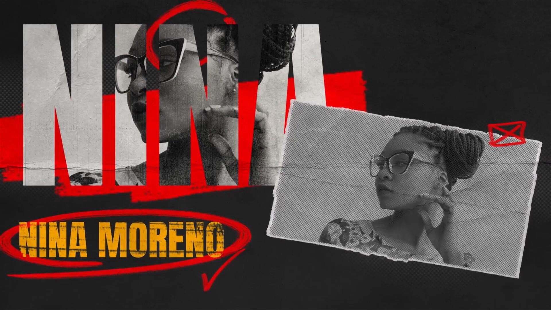 AE模板：复古垃圾摇滚嘻哈风格手绘动态文字排版开场片头 , sucaiwan.com