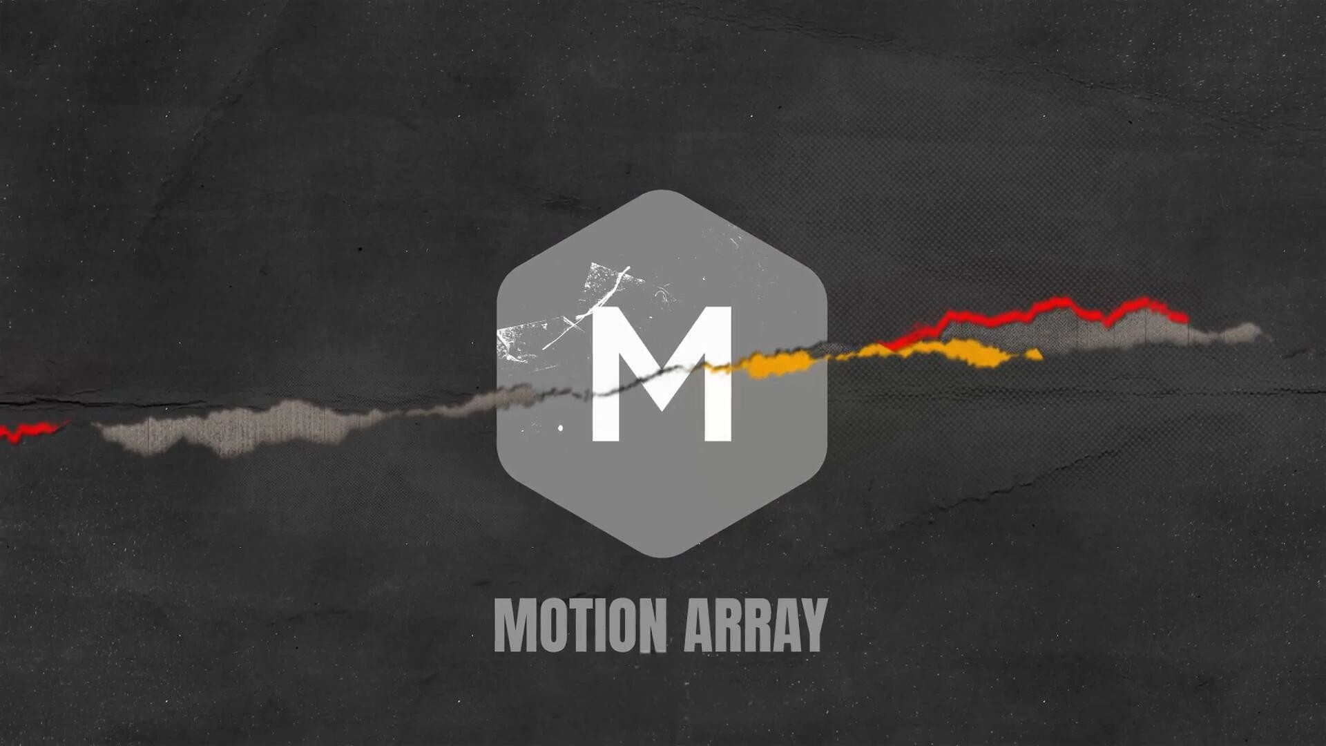 AE模板：复古垃圾摇滚嘻哈风格手绘动态文字排版开场片头 , sucaiwan.com