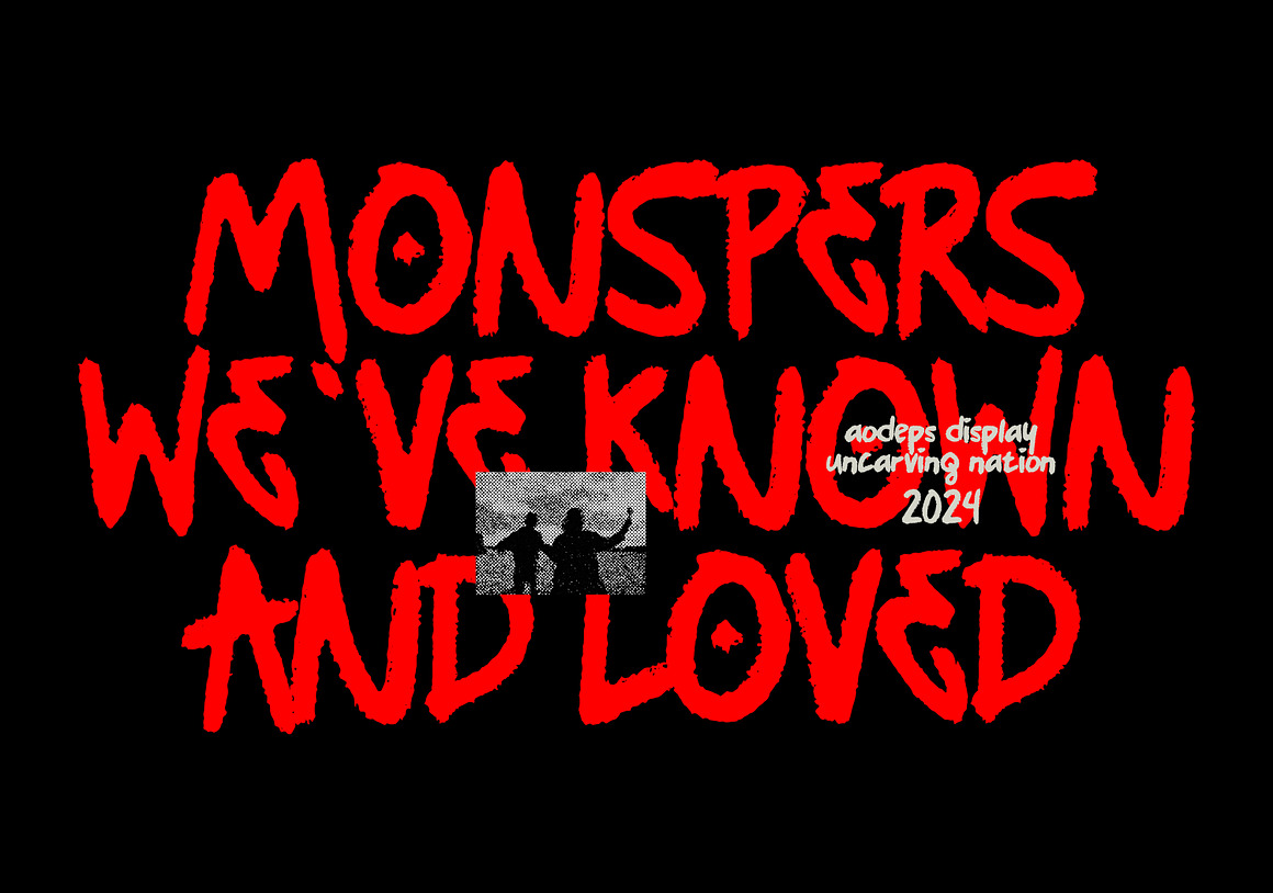 英文字体:前卫邋遢氛围美感街头文化潦草毛边手写字体 Aodeps — Display Font , 第5张-素材湾丨精选海外优质设计素材资源 英文字体:前卫邋遢氛围美感街头文化潦草毛边手写字体 Aodeps — Display Font , sucaiwan.com