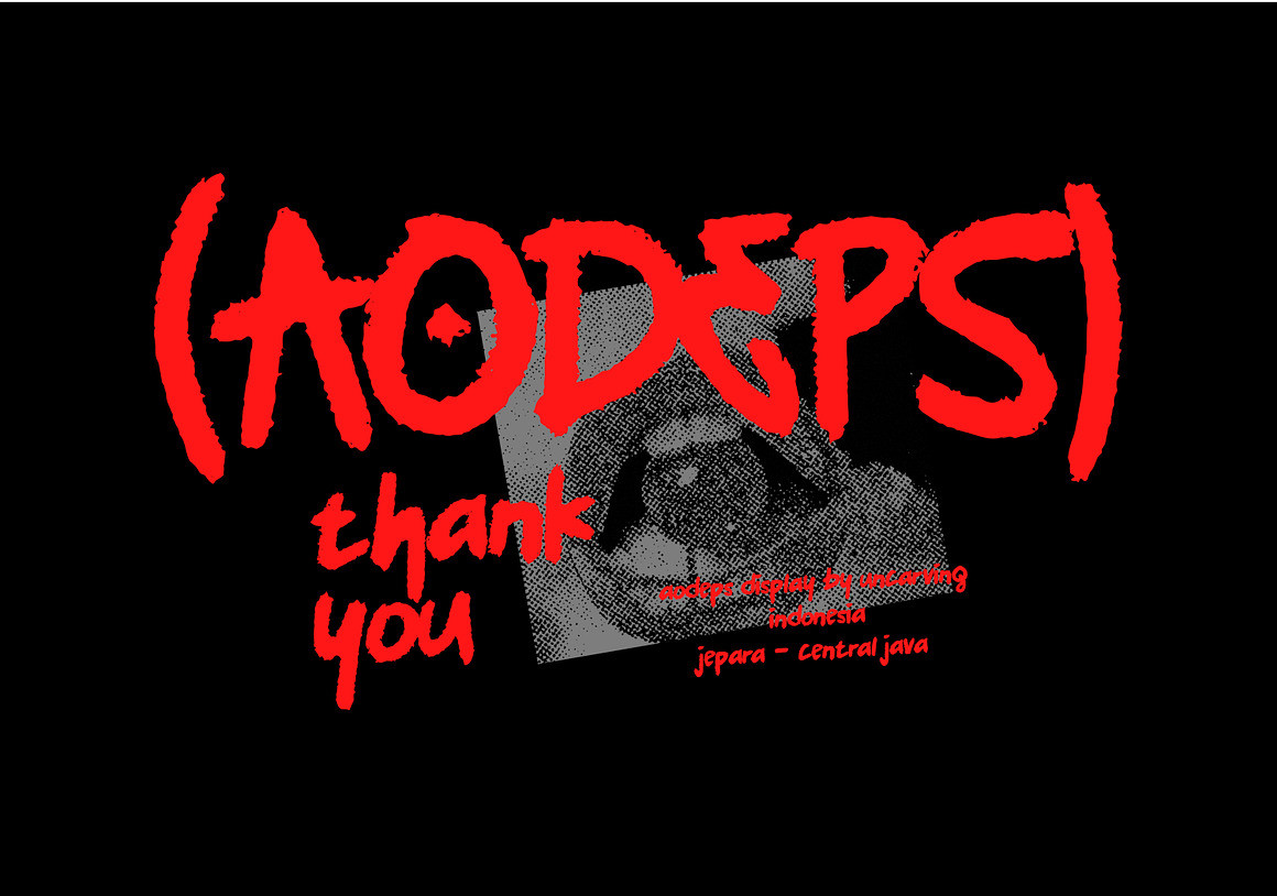 英文字体:前卫邋遢氛围美感街头文化潦草毛边手写字体 Aodeps — Display Font , 第7张-素材湾丨精选海外优质设计素材资源 英文字体:前卫邋遢氛围美感街头文化潦草毛边手写字体 Aodeps — Display Font , sucaiwan.com