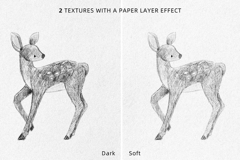 超写实！素描专用铅笔效果PS笔刷 , sucaiwan.com