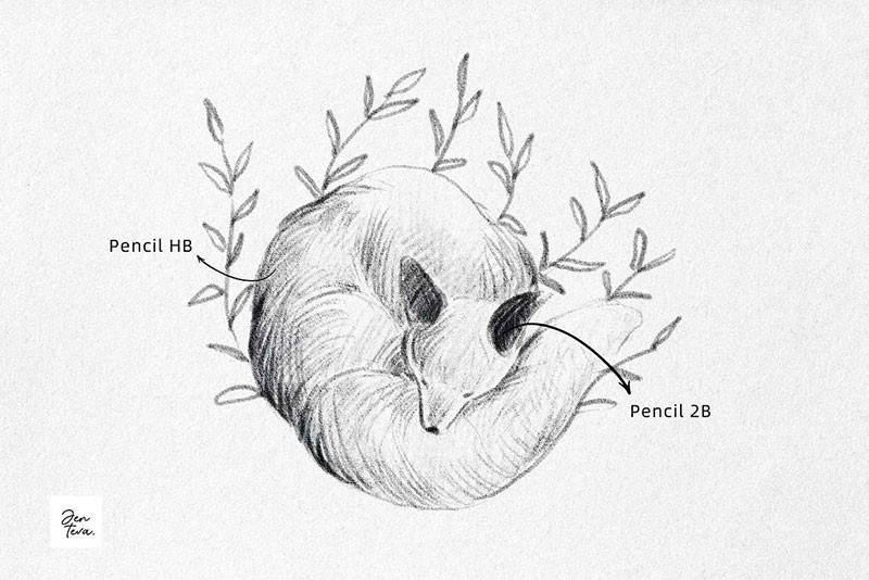 超写实！素描专用铅笔效果PS笔刷 , sucaiwan.com