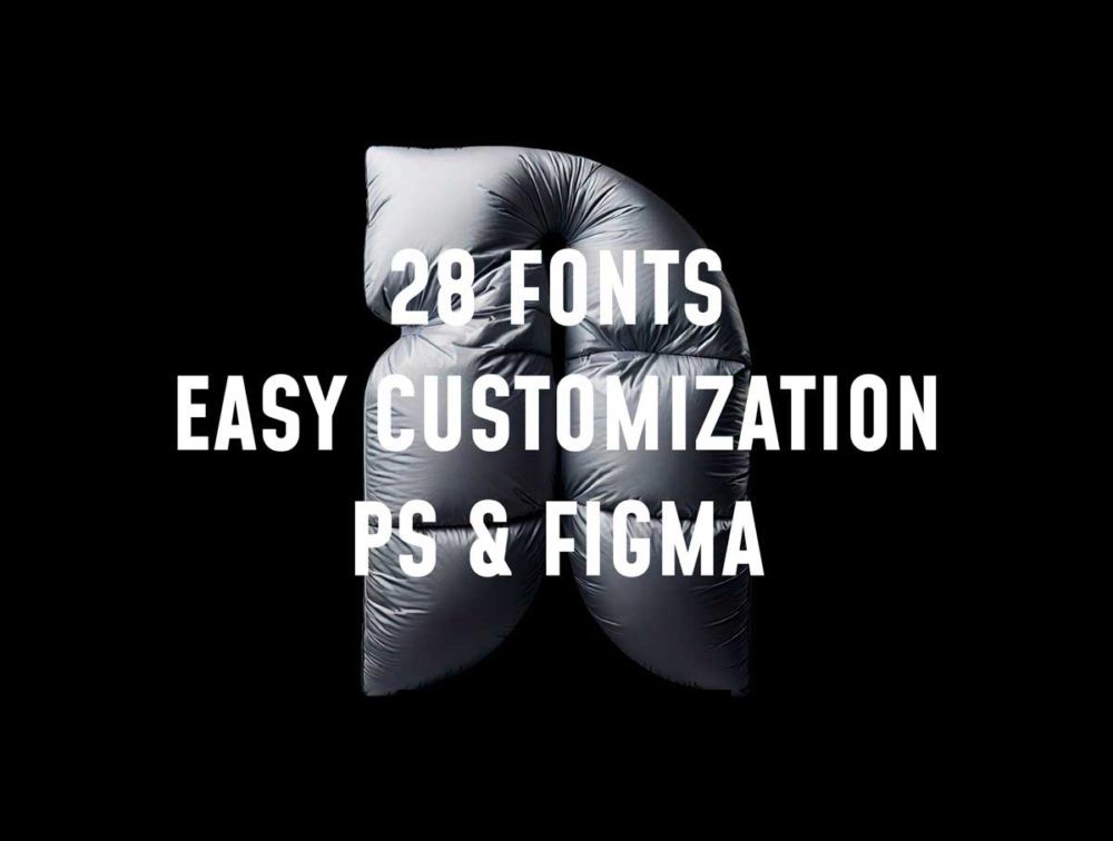 28款新潮真实气球金属立体质感高级英文数字母气泡字免扣PNG图片素材 Inflated 3D Puffy Fonts Vol.01 图片素材 sucaiwan.com