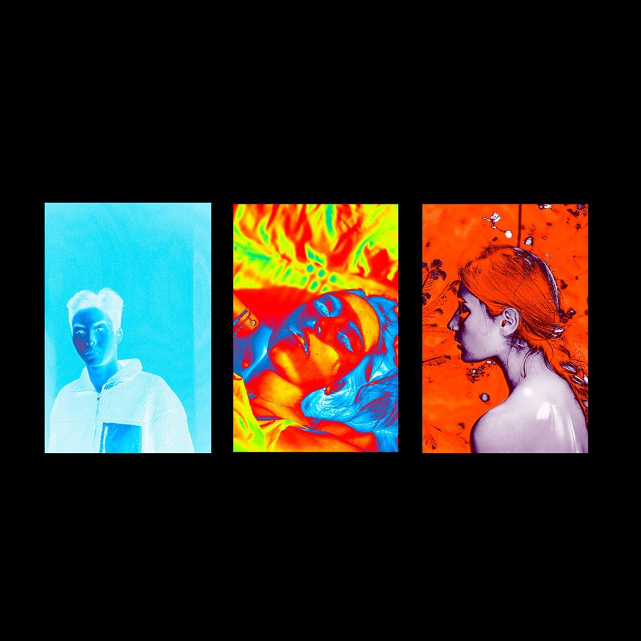 120+款未来主义酸性炫彩热像仪抽象潮流渐变PS色板色彩预设设计素材 Gradient Map Pack 插件预设 sucaiwan.com