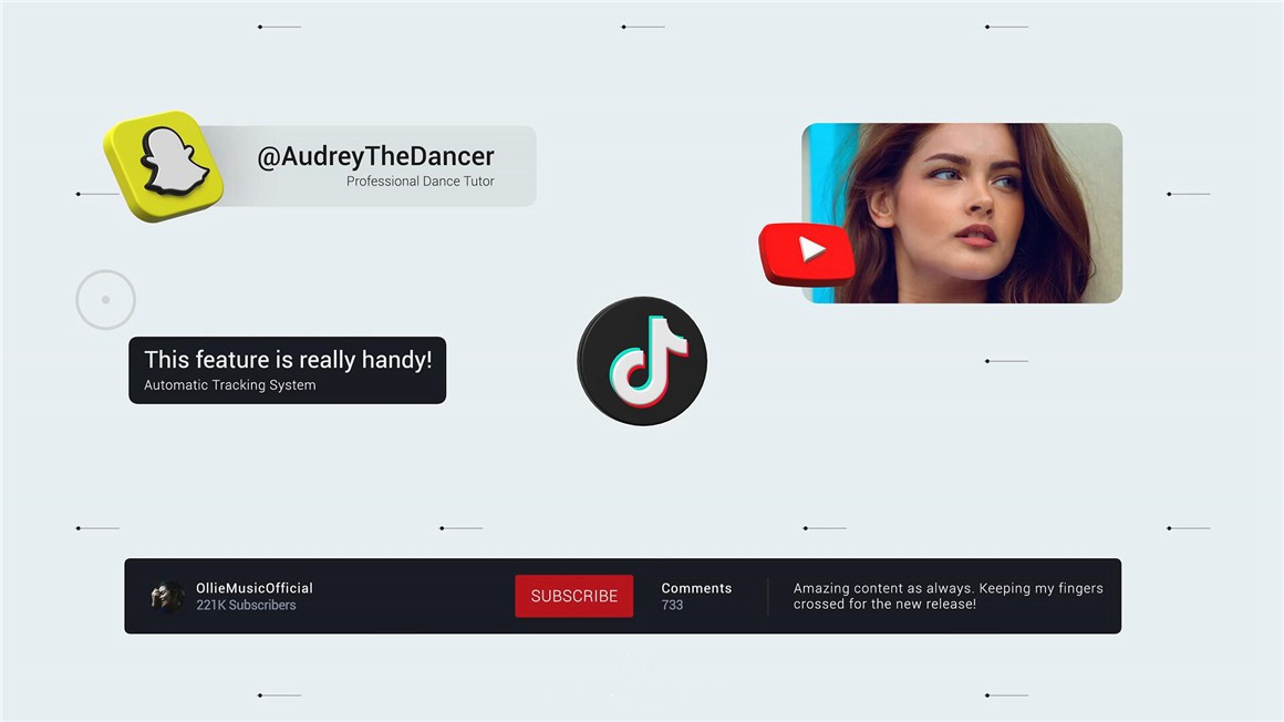 达芬奇预设:热门视频博主频道栏目包装转场标题创作者剪辑编辑工具箱 Motionvfx – mTuber 3 插件预设 第5张-素材湾丨精选海外优质设计素材资源 达芬奇预设:热门视频博主频道栏目包装转场标题创作者剪辑编辑工具箱 Motionvfx – mTuber 3 插件预设 sucaiwan.com