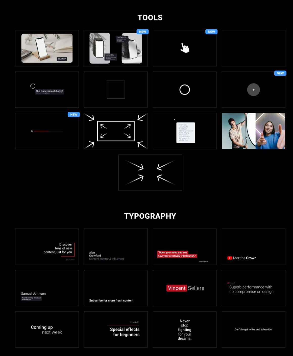 达芬奇预设:热门视频博主频道栏目包装转场标题创作者剪辑编辑工具箱 Motionvfx – mTuber 3 插件预设 第9张-素材湾丨精选海外优质设计素材资源 达芬奇预设:热门视频博主频道栏目包装转场标题创作者剪辑编辑工具箱 Motionvfx – mTuber 3 插件预设 sucaiwan.com