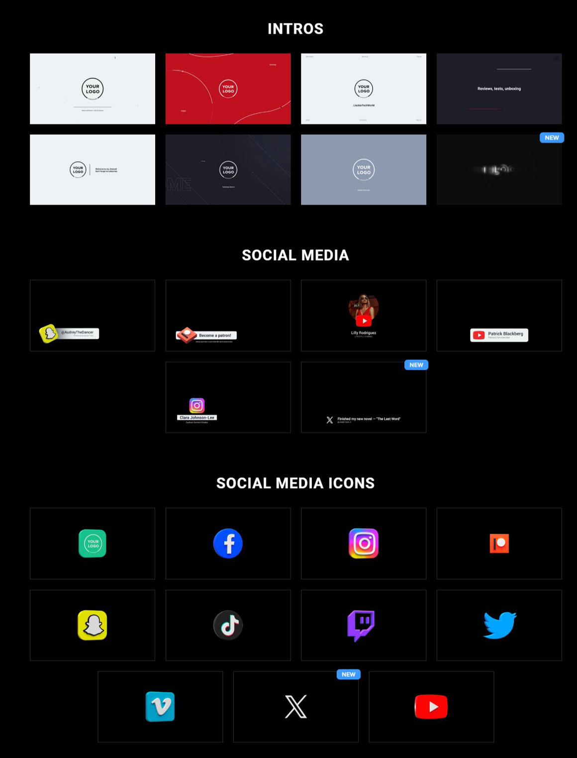 达芬奇预设:热门视频博主频道栏目包装转场标题创作者剪辑编辑工具箱 Motionvfx – mTuber 3 插件预设 第8张-素材湾丨精选海外优质设计素材资源 达芬奇预设:热门视频博主频道栏目包装转场标题创作者剪辑编辑工具箱 Motionvfx – mTuber 3 插件预设 sucaiwan.com